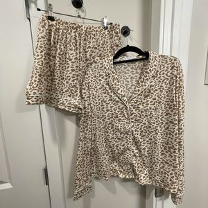 Boutique Leopard Pajama Set
